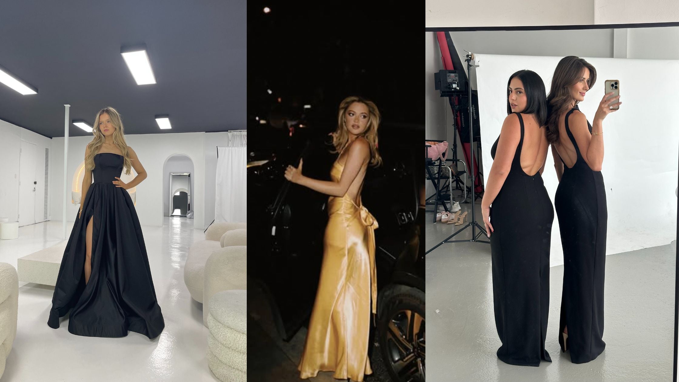 【新品】L'Or ロル Back-tie Taffeta Dress 黒 L'Or Back-tie Taffeta Dress black Black Silk Taffeta Asymmetric