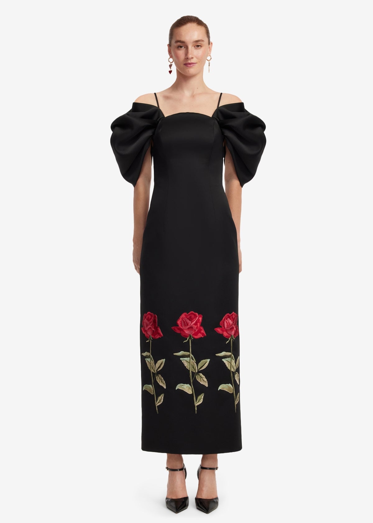 Arabella Embroidered Maxi Dress