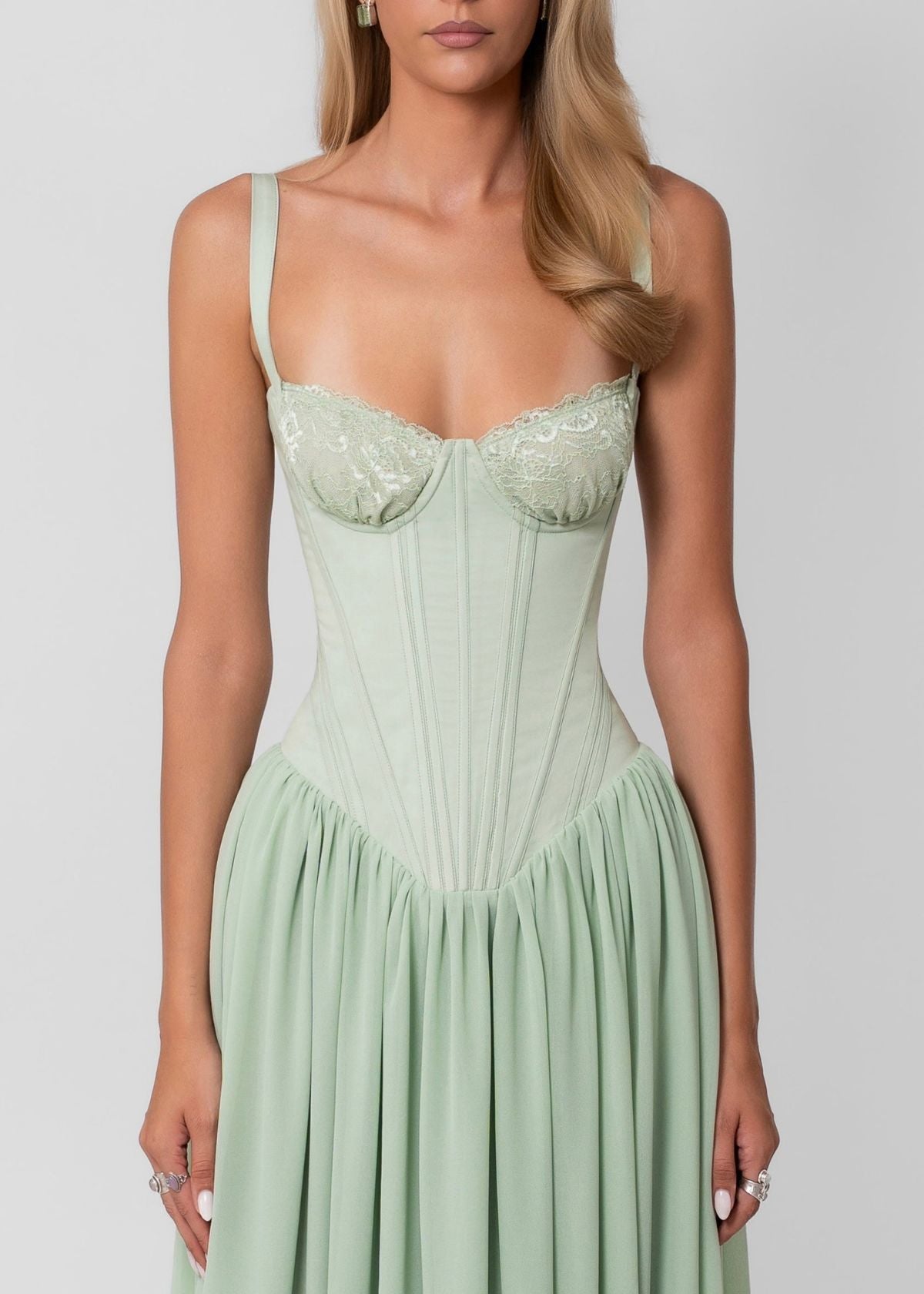 Fenity Elena Dress in Mint Hire for Formal event from Dress for a Night