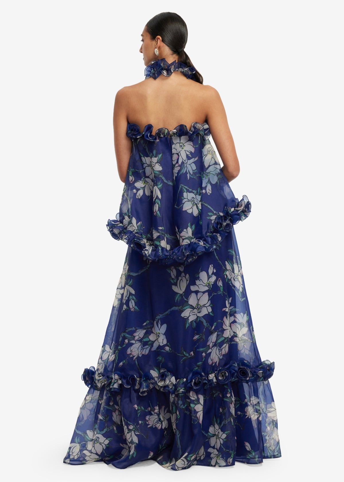 Michelle Top & Paige Skirt in Midnight Magnolia