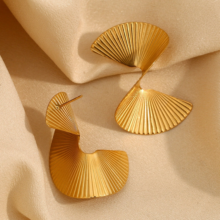 Twist Earrings | 18K Gold Plated