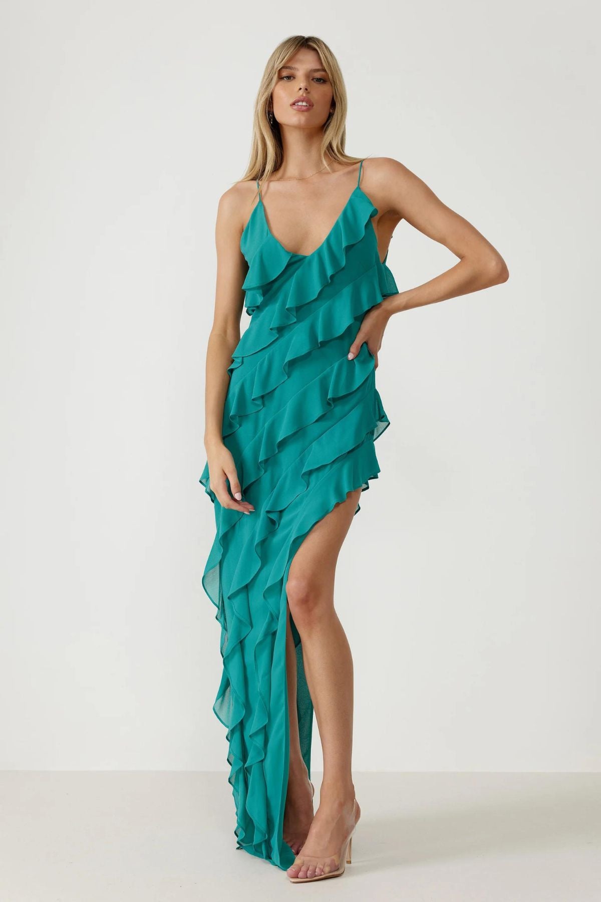 LEXI Etienne Dress (Teal),Dress for a Night
