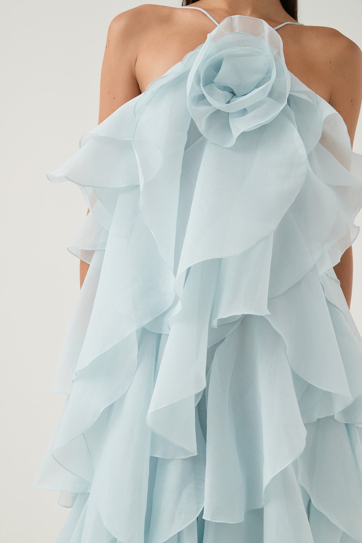 Pandorea Dress in Silver Blue