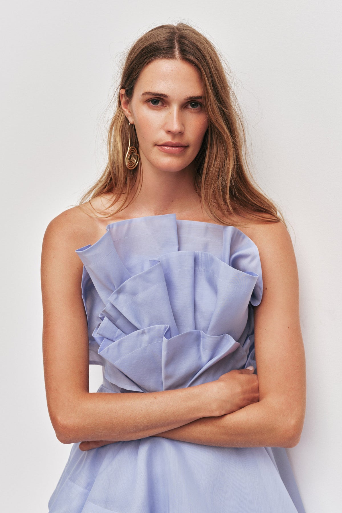 Selestia Gown in Pale Blue