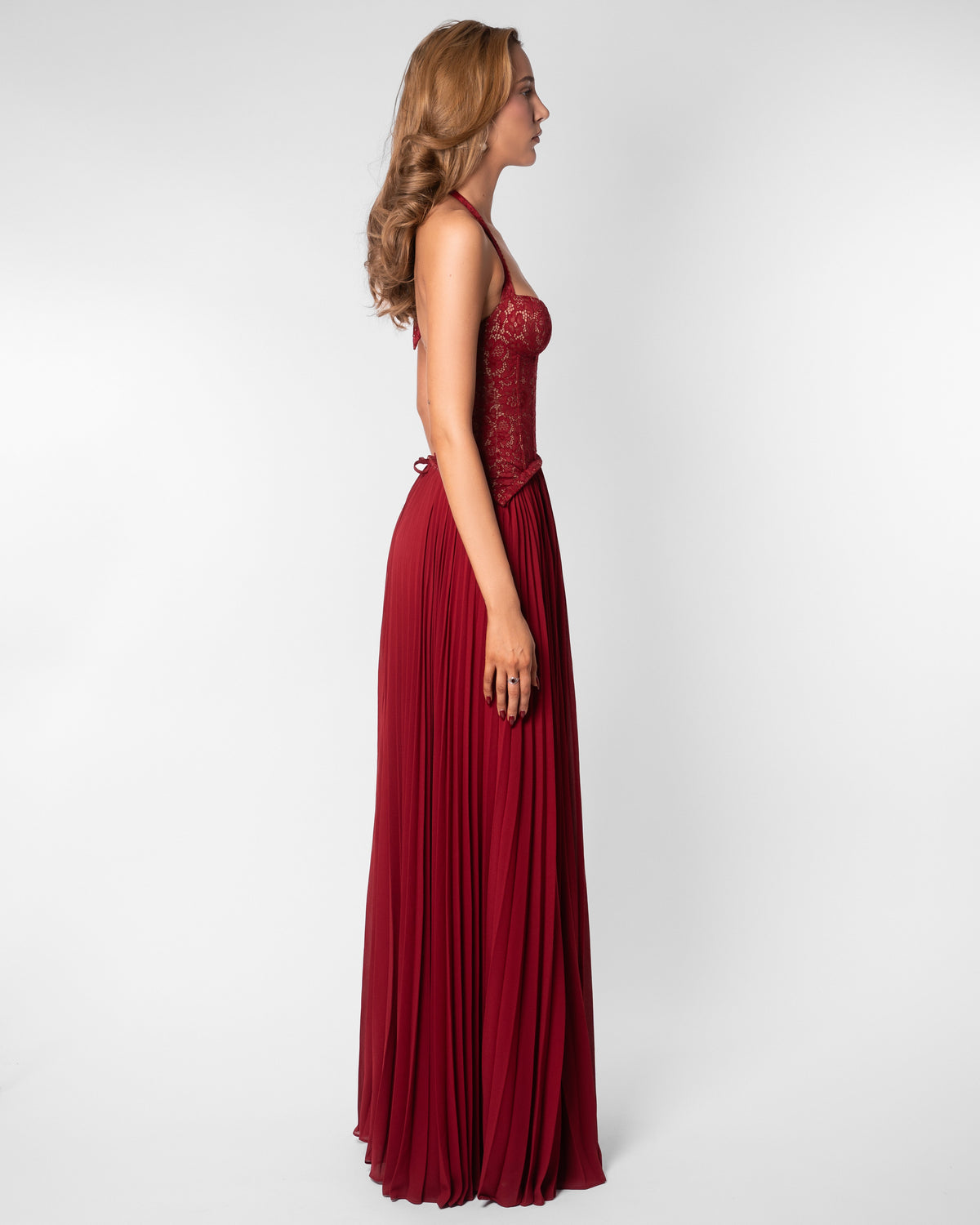 Gaia Dress in Red