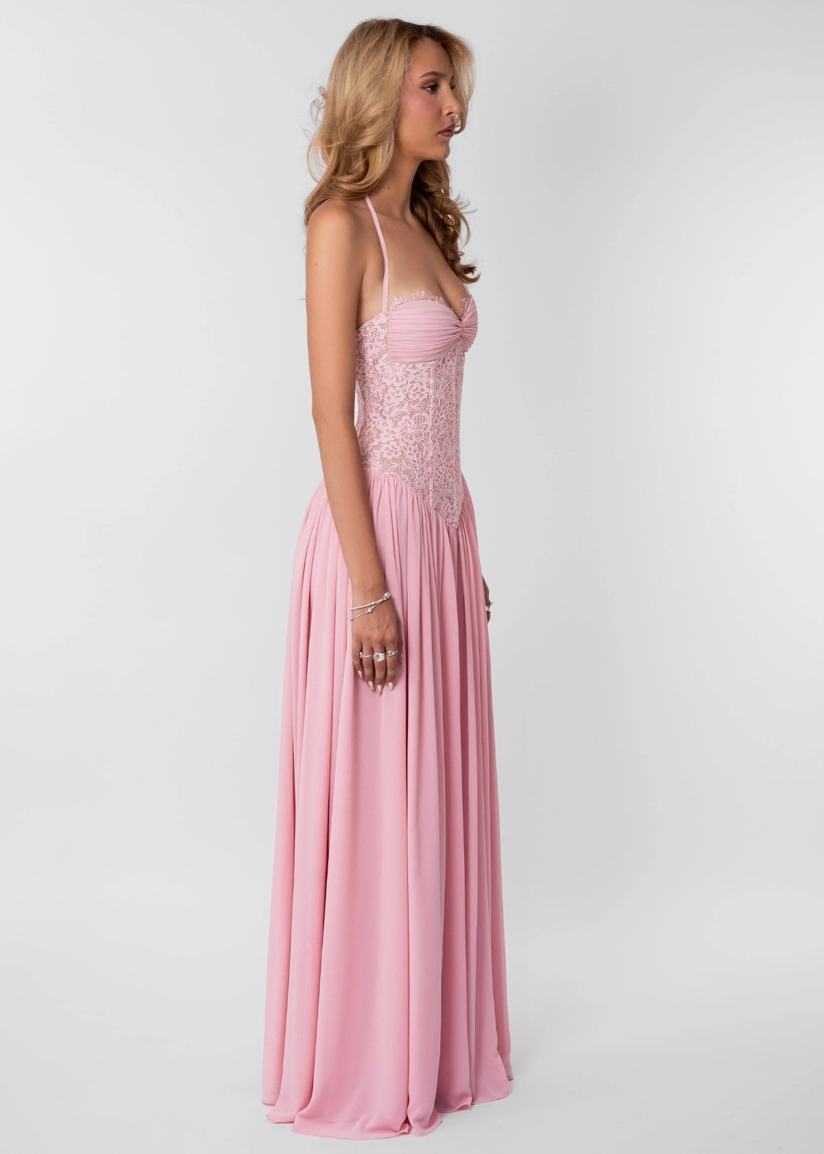 Faye Dress in Pink Hire for Formal event from Dress for a Night