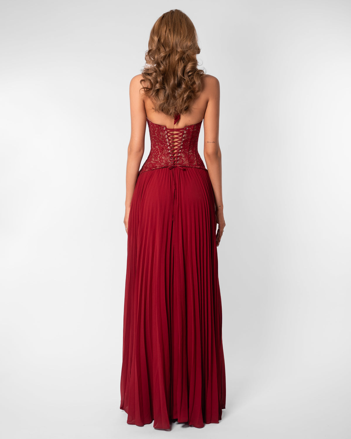Gaia Dress in Red