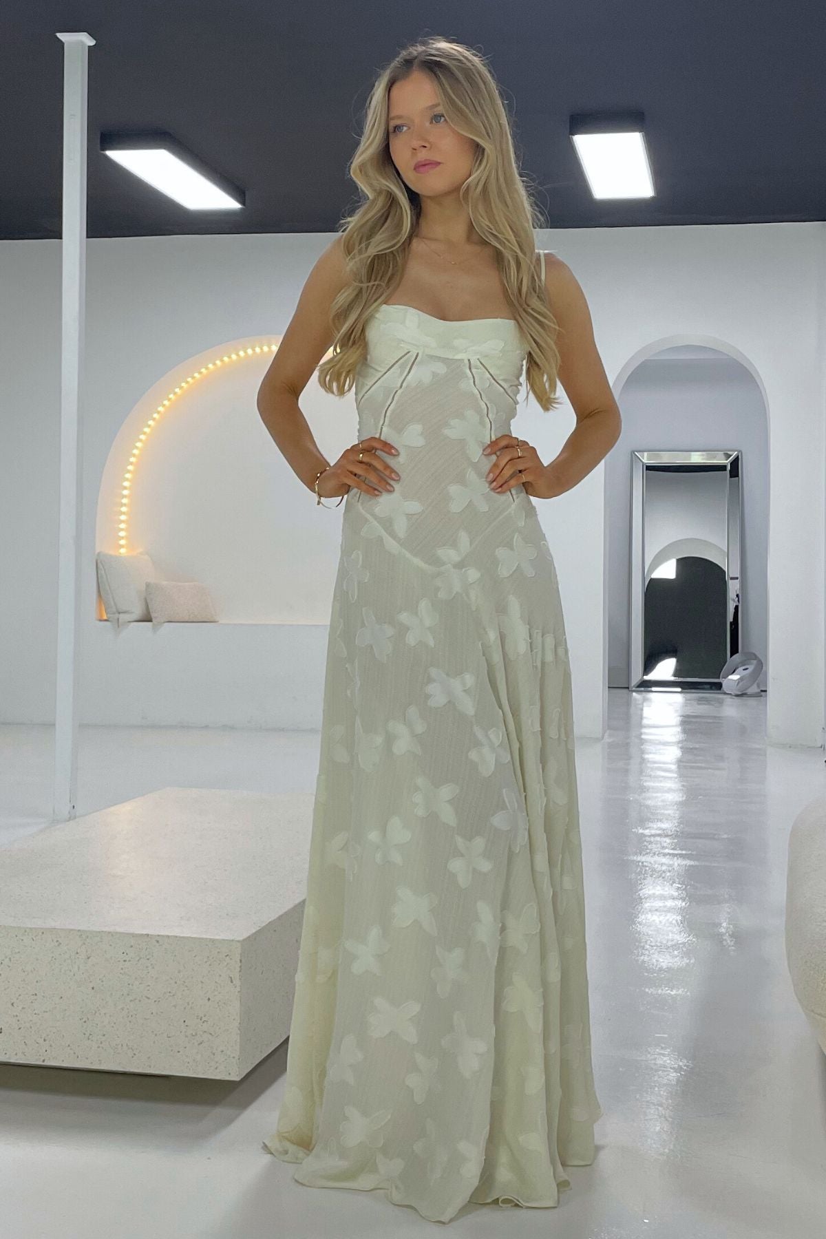 Rent HOUSE OF CB Seren Maxi (Vintage White) dress Dress for a Night