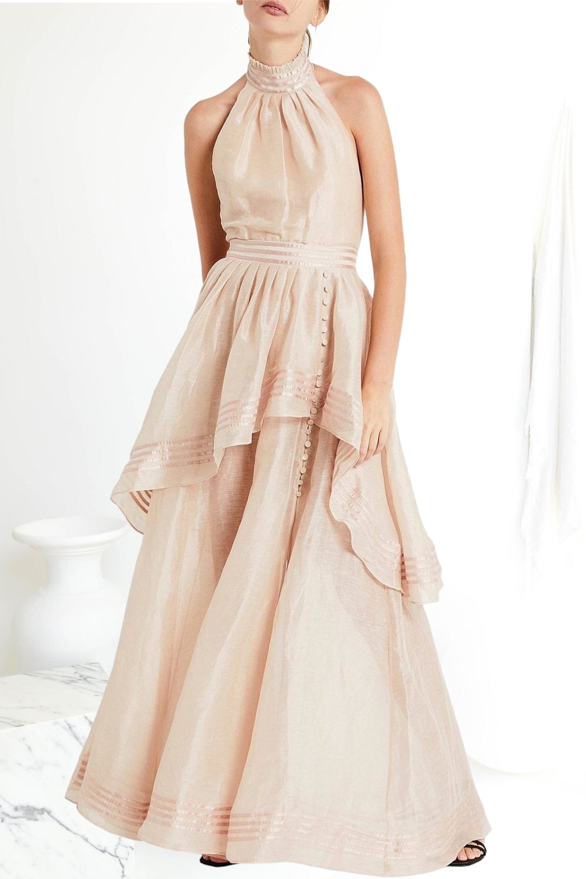 AJE Bungalow Sienna Dress (Blush),Dress for a Night