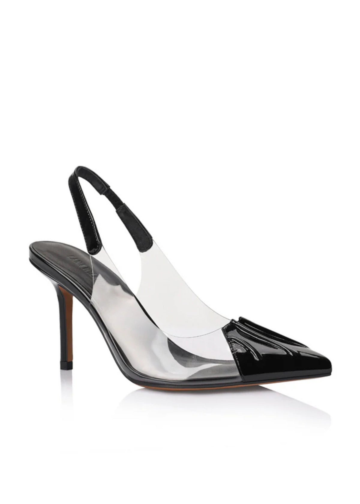 Buy LANA WILKINSON Remi Pump Vinylite & Black Patent Leather