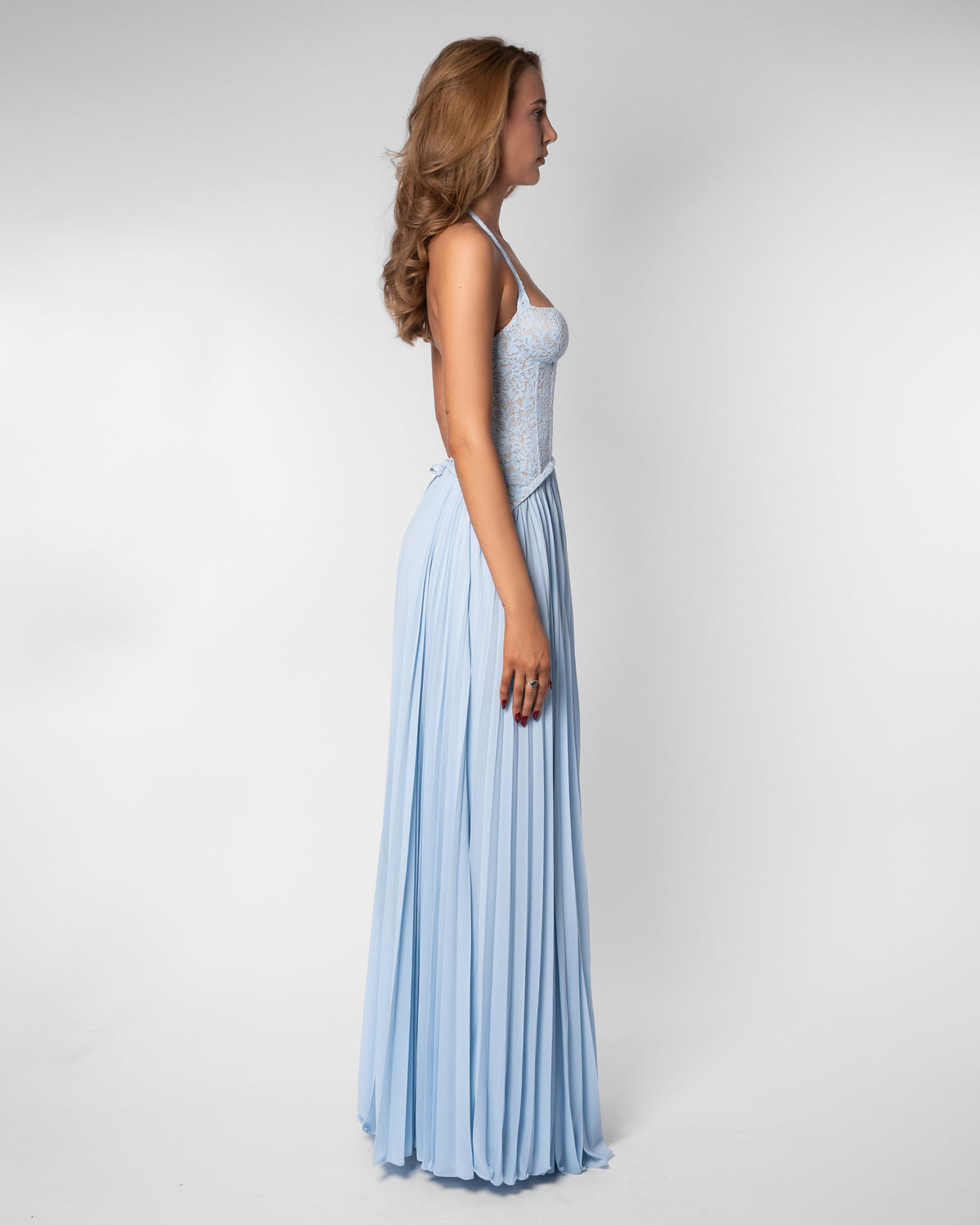 Gaia Dress in Blue
