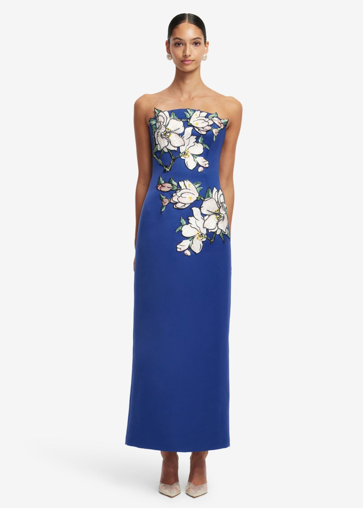 Ava Applique Floral Maxi Dress