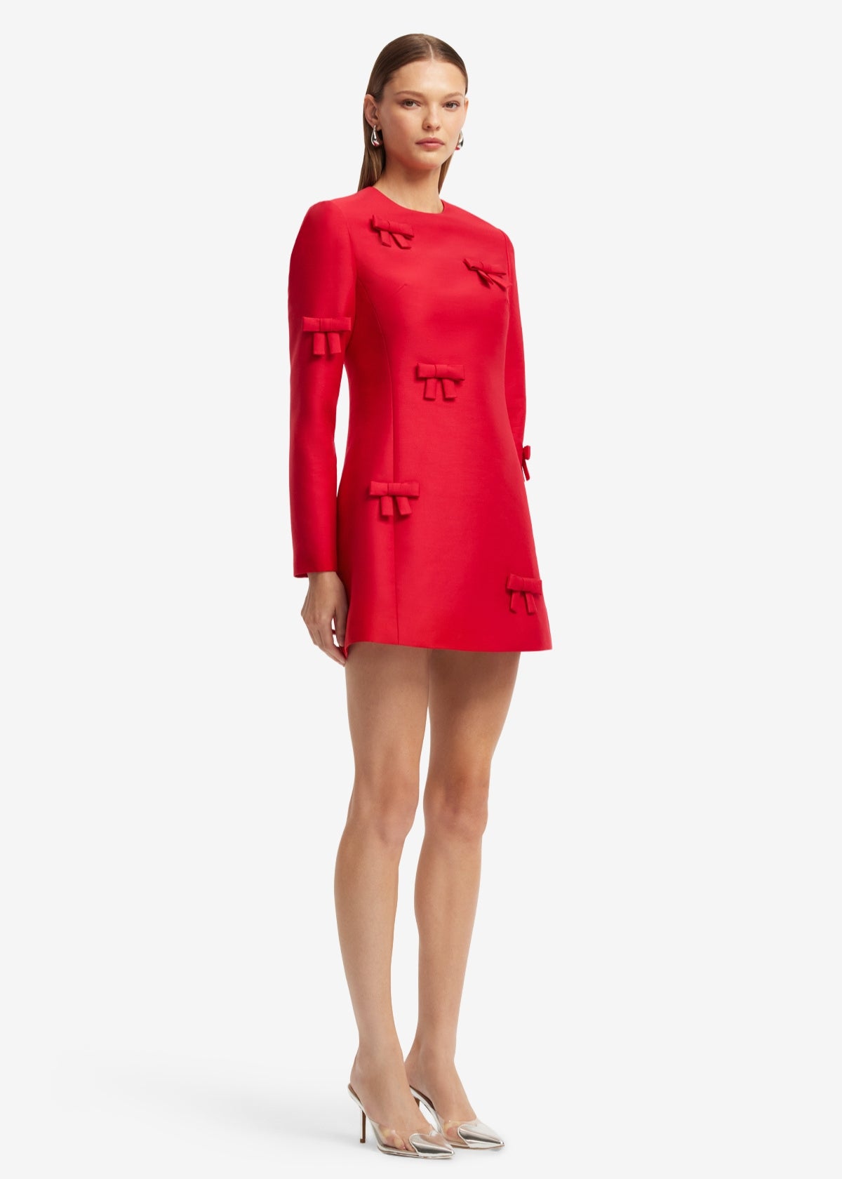 Aliza Bow Mini Dress