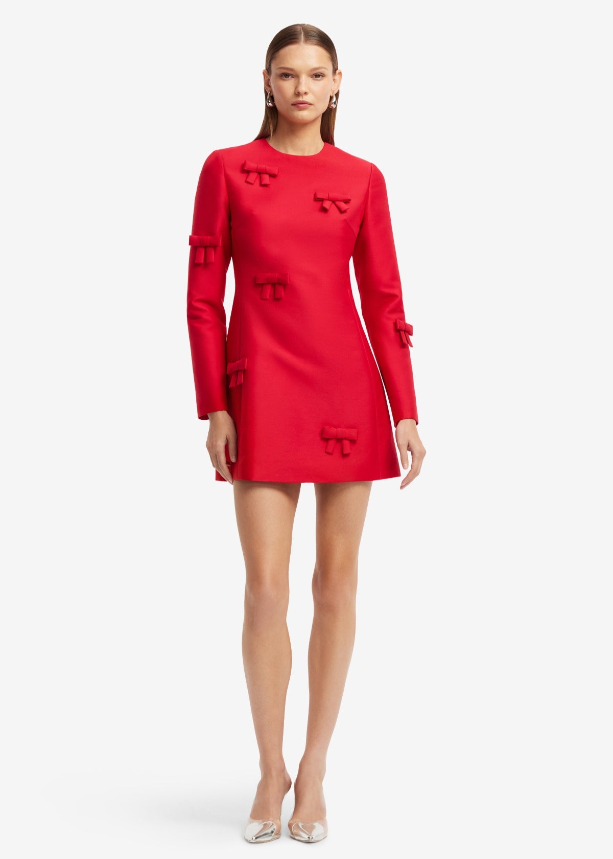 Aliza Bow Mini Dress
