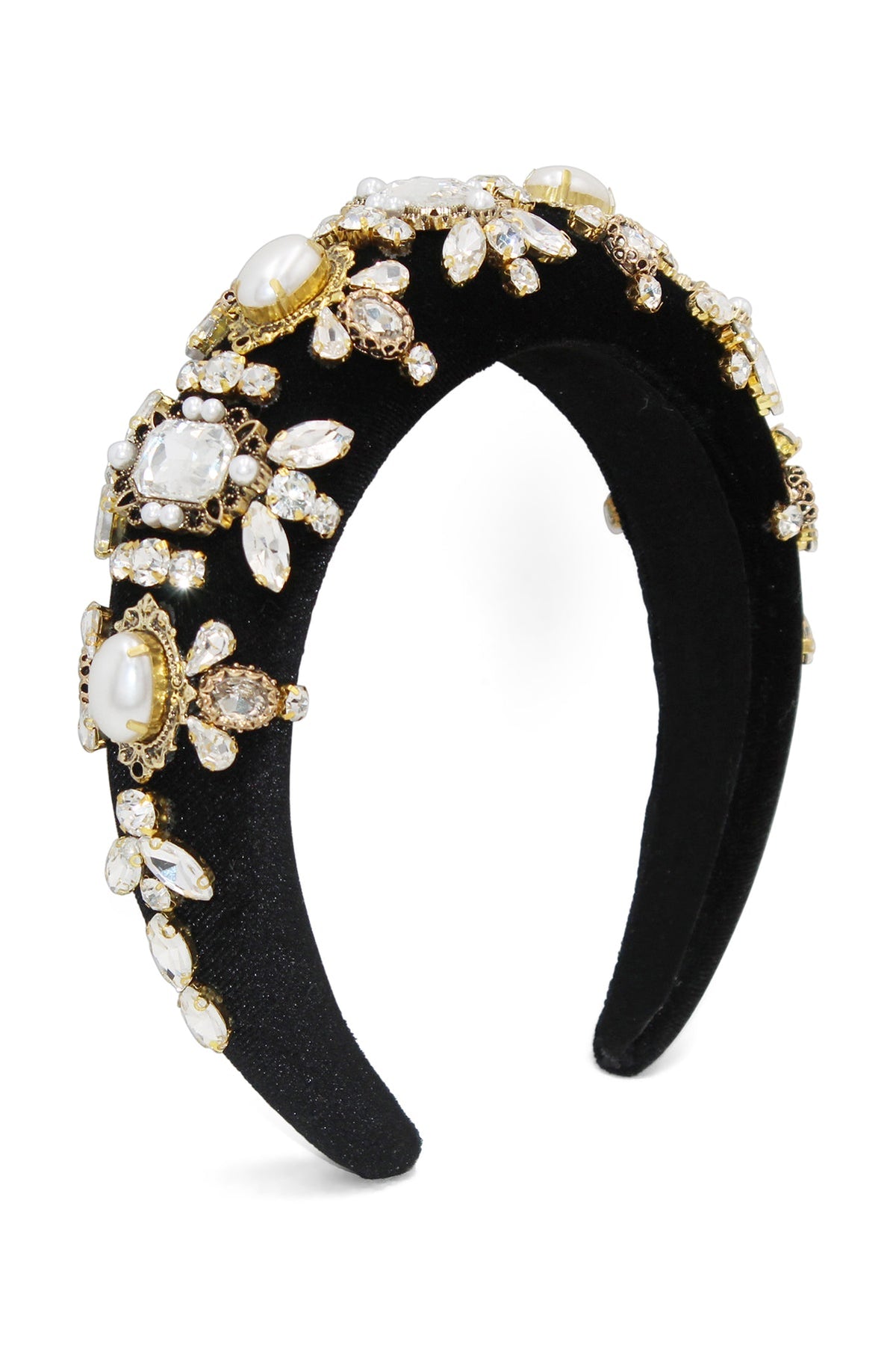 MORGAN & TAYLOR Ophelia Headband (Black),Dress for a Night