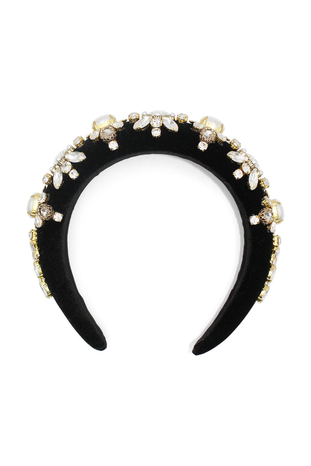MORGAN & TAYLOR Ophelia Headband (Black),Dress for a Night