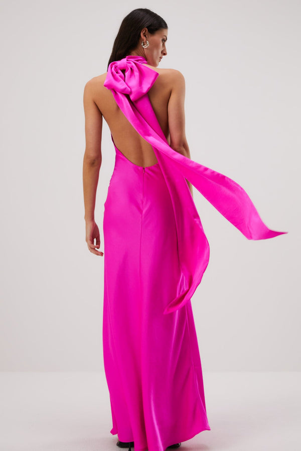 MISHA Evianna Satin Gown (Pink),Dress for a Night