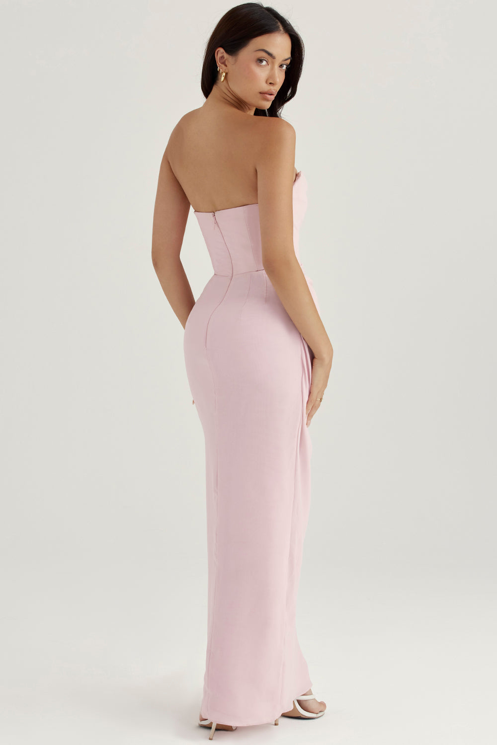 HOUSE OF CB Adrienne Corset Dress (Pink)