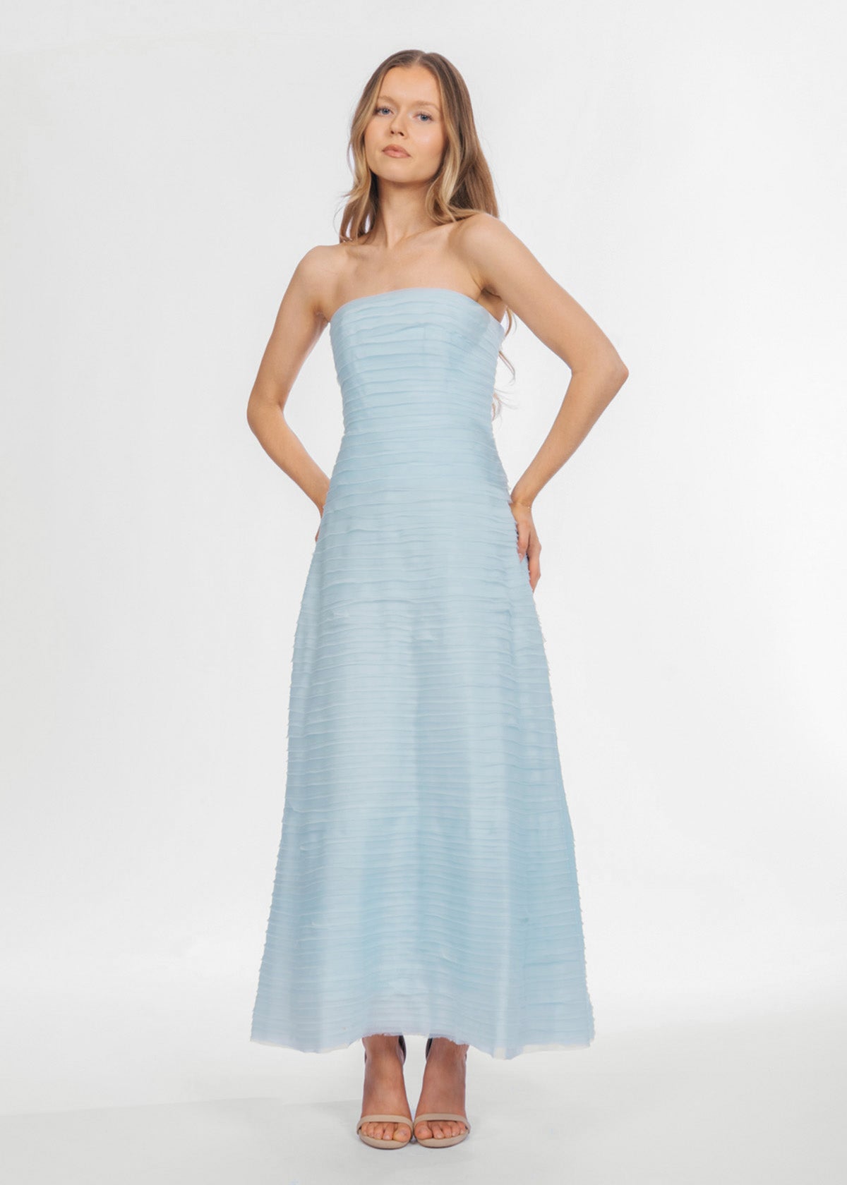 Aje Soundscape Seabreeze Blue Formal Dress