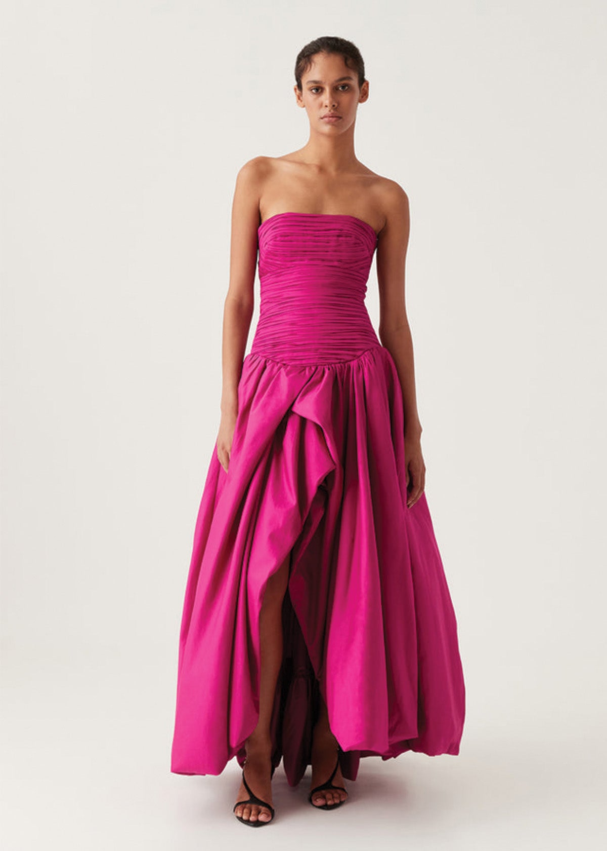 Aje Violette Bubble Hem Pink Formal Dress