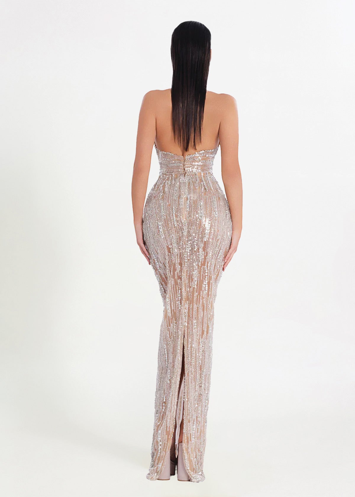 Albina Dyla Stardust Cascade Formal Dress