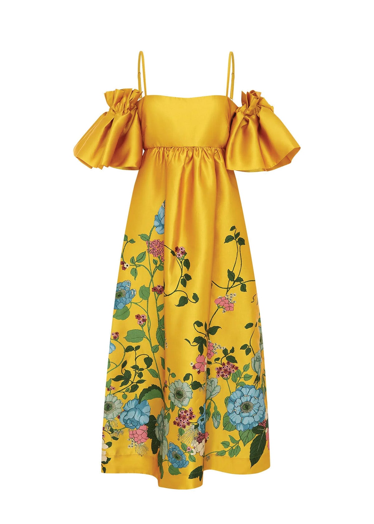 Alemais Dana Marigold Midi Dress