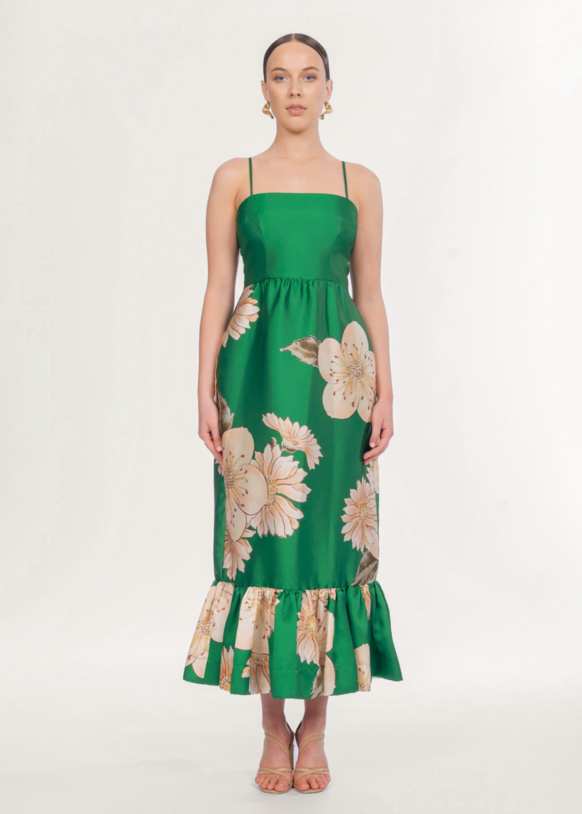 Alemais Sage Midi Dress