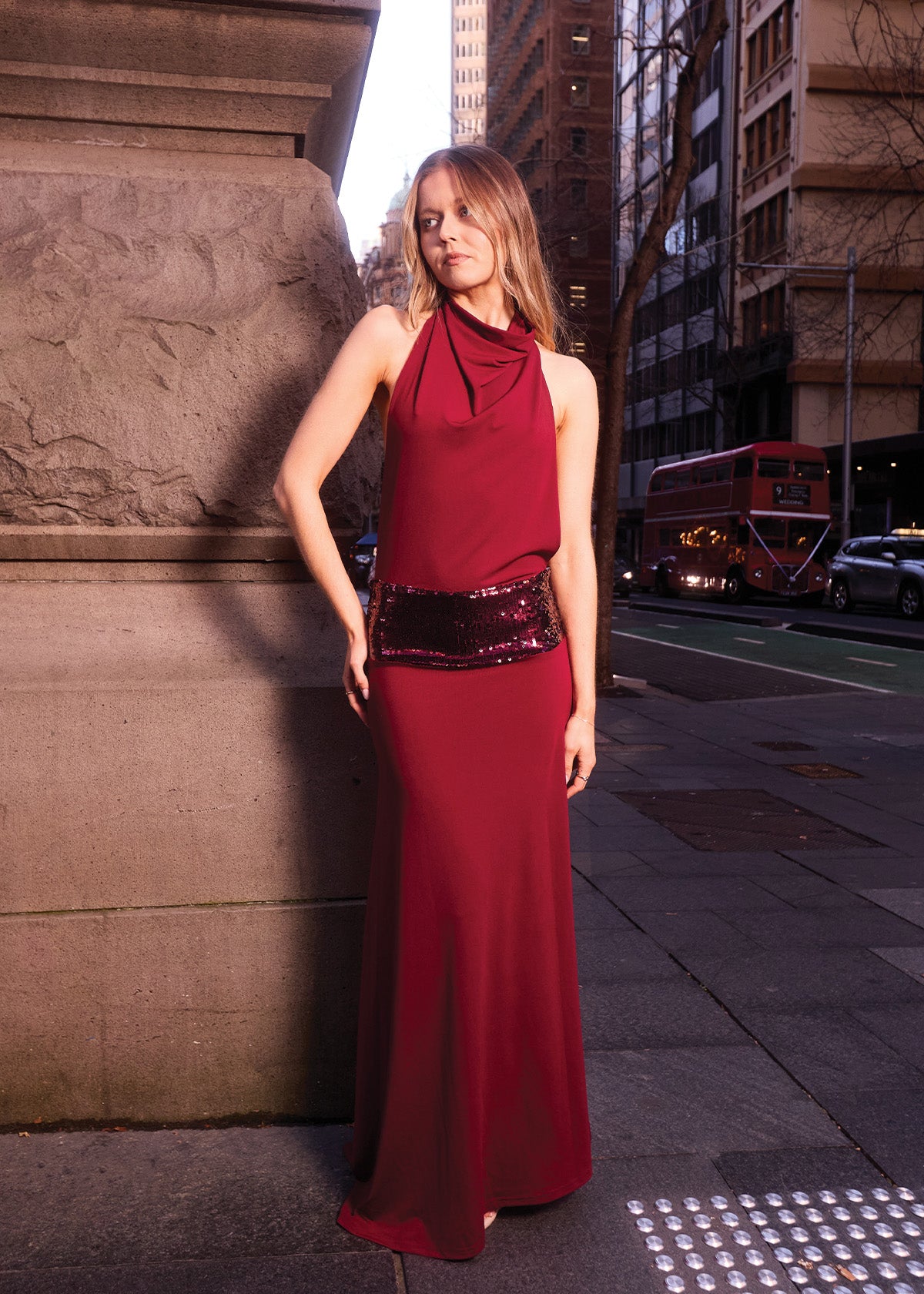 Ance Gria Adele Red Formal Dress