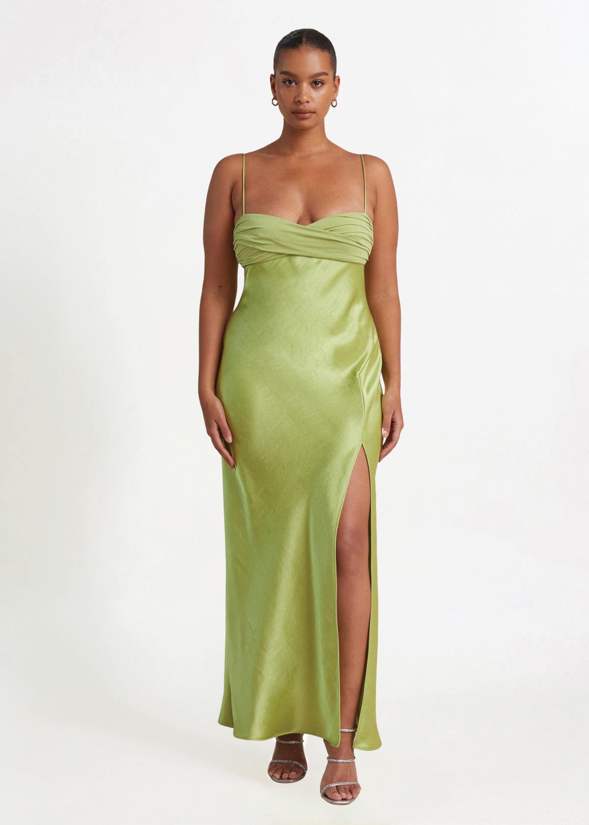 Bec And Bridge Julieta Maxi Lime Green Formal Dress