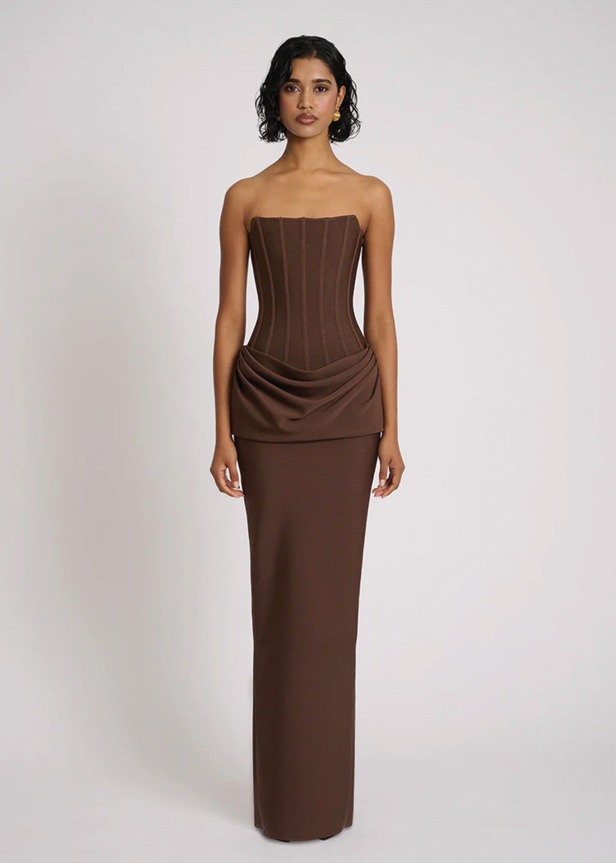 Eliya The Label Hilda Chocolate Formal Dress