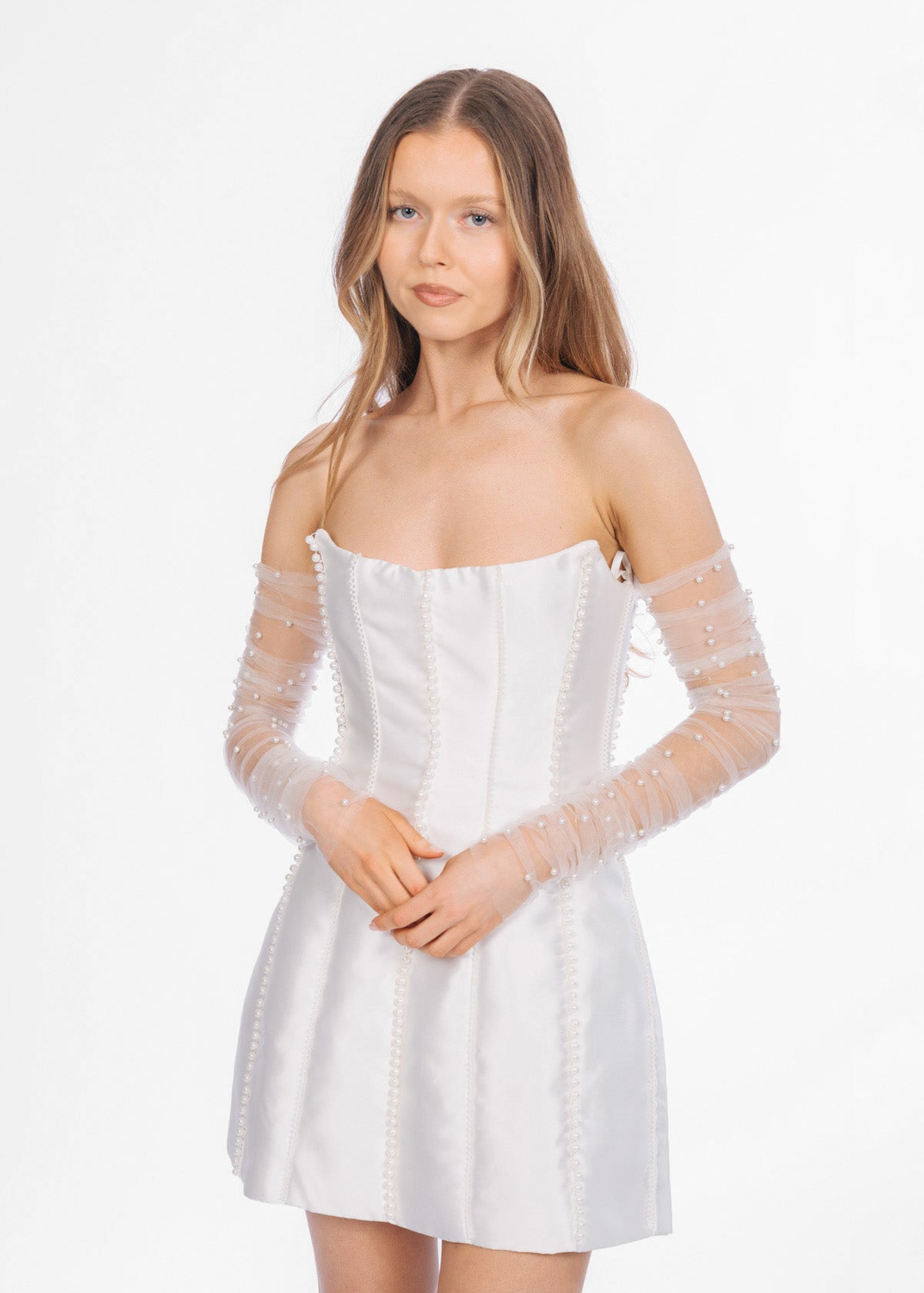 Eliya The Label Kayla White Mini Dress