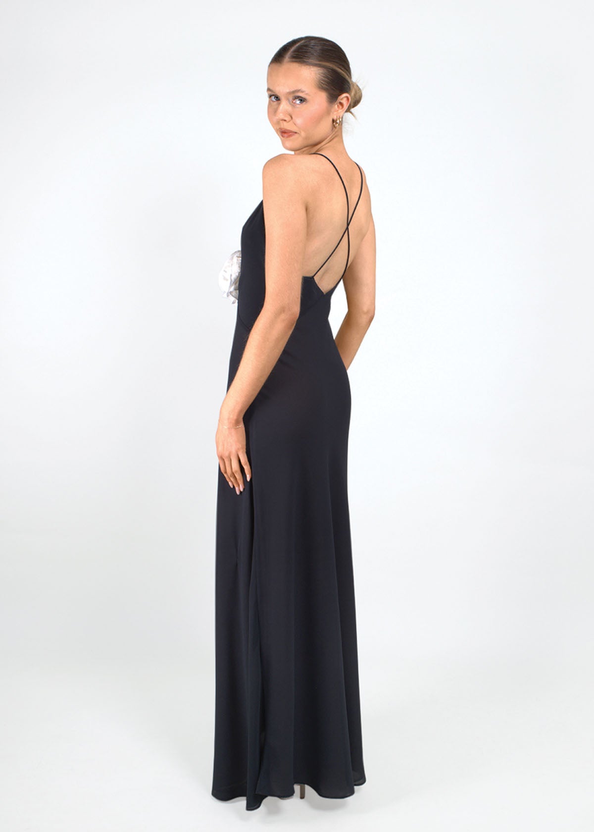 Helsa Slip Black Formal Dress