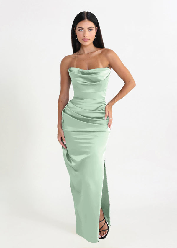 House Of CB Adrienne Corset Sage Formal Dress