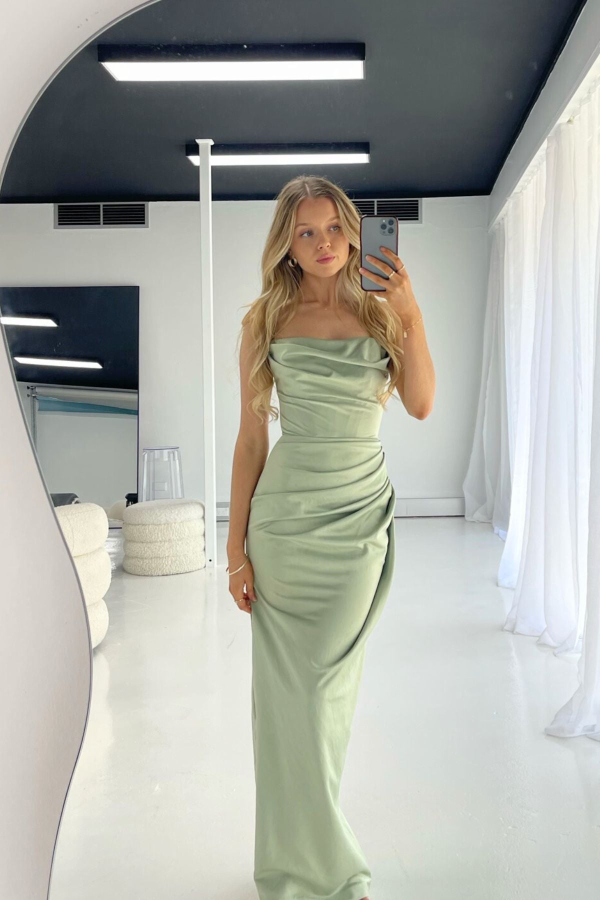 House Of CB Adrienne Corset Sage Formal Dress
