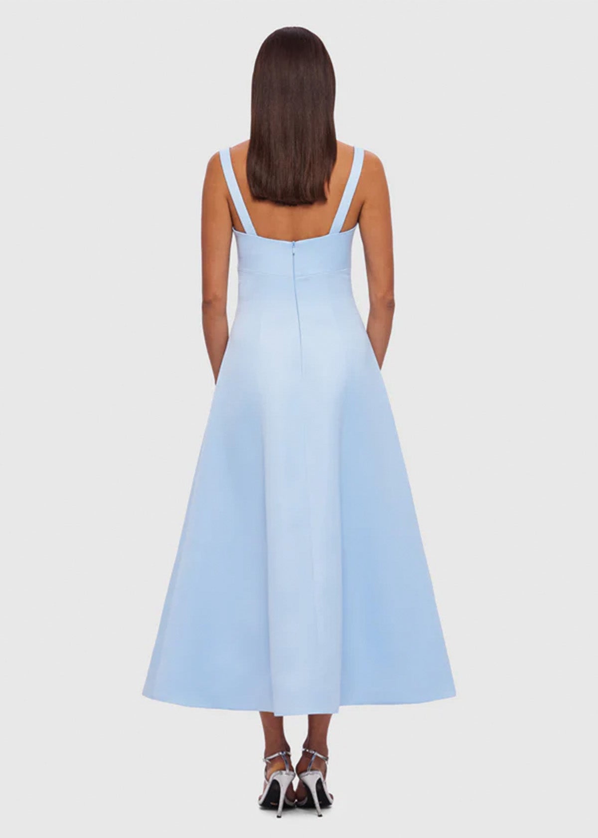Leo Lin Odette Blue Midi Dress