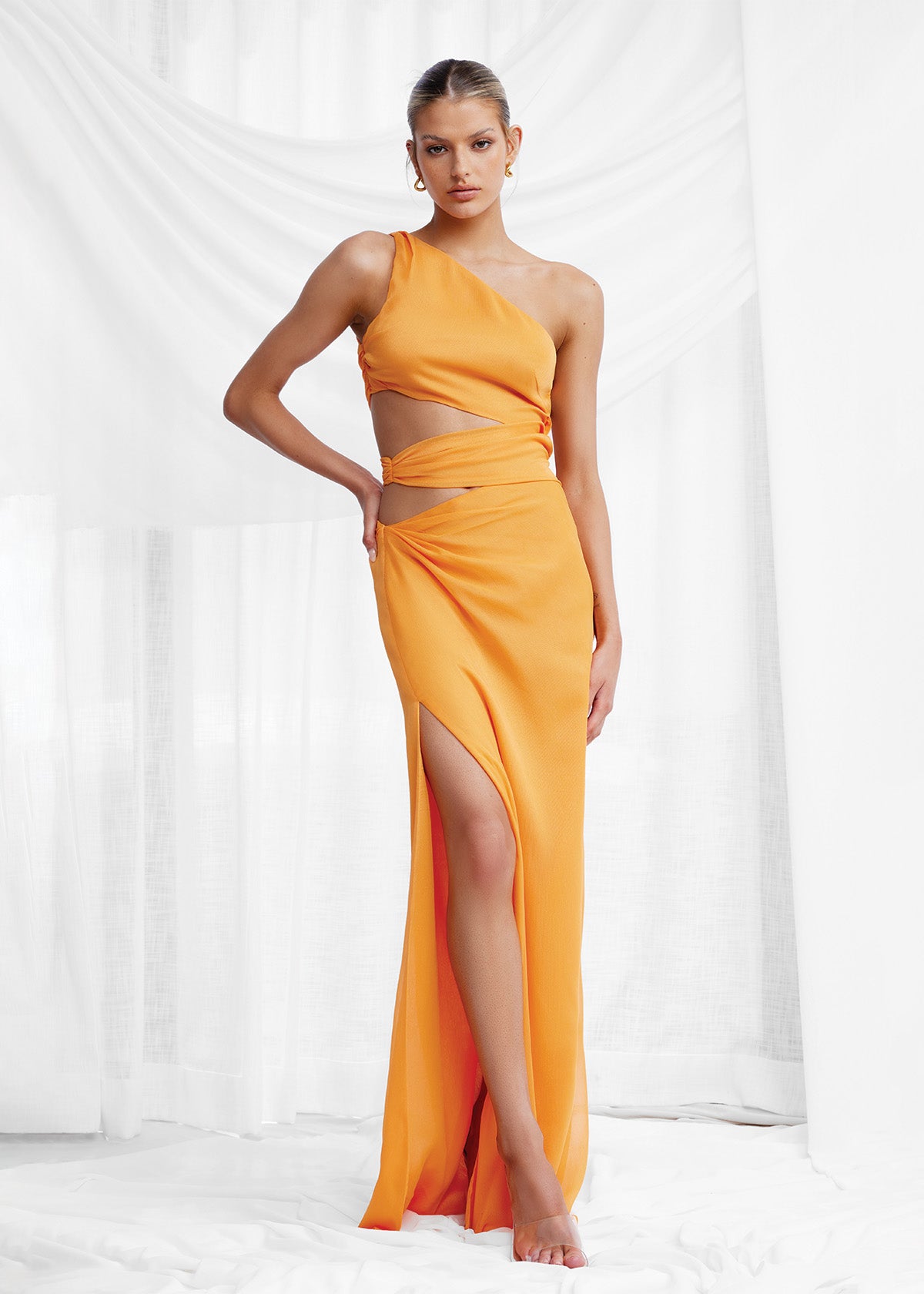Lexi Aurea Orange Formal Dress