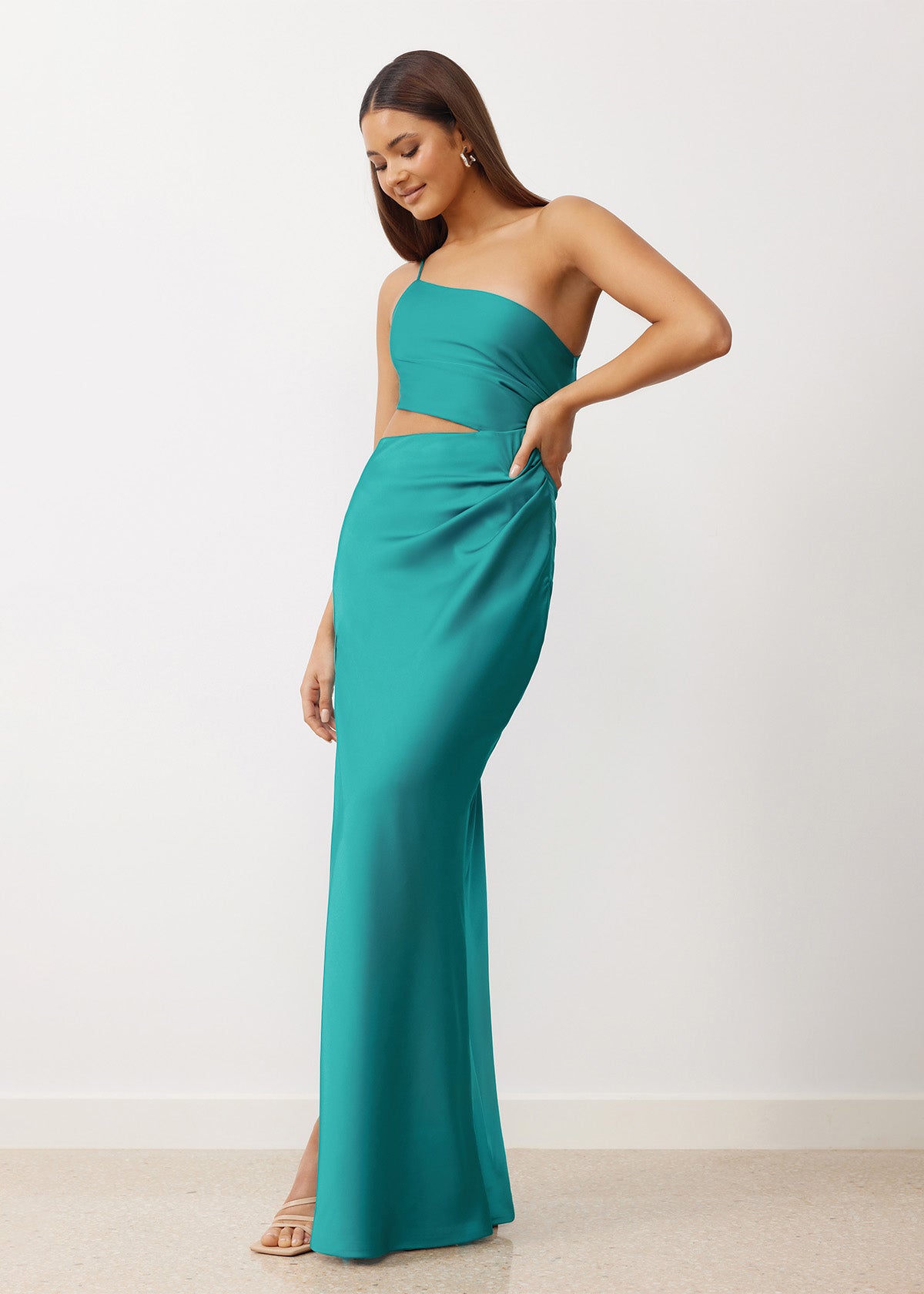 Lexi Delta Ocean Blue Formal Dress