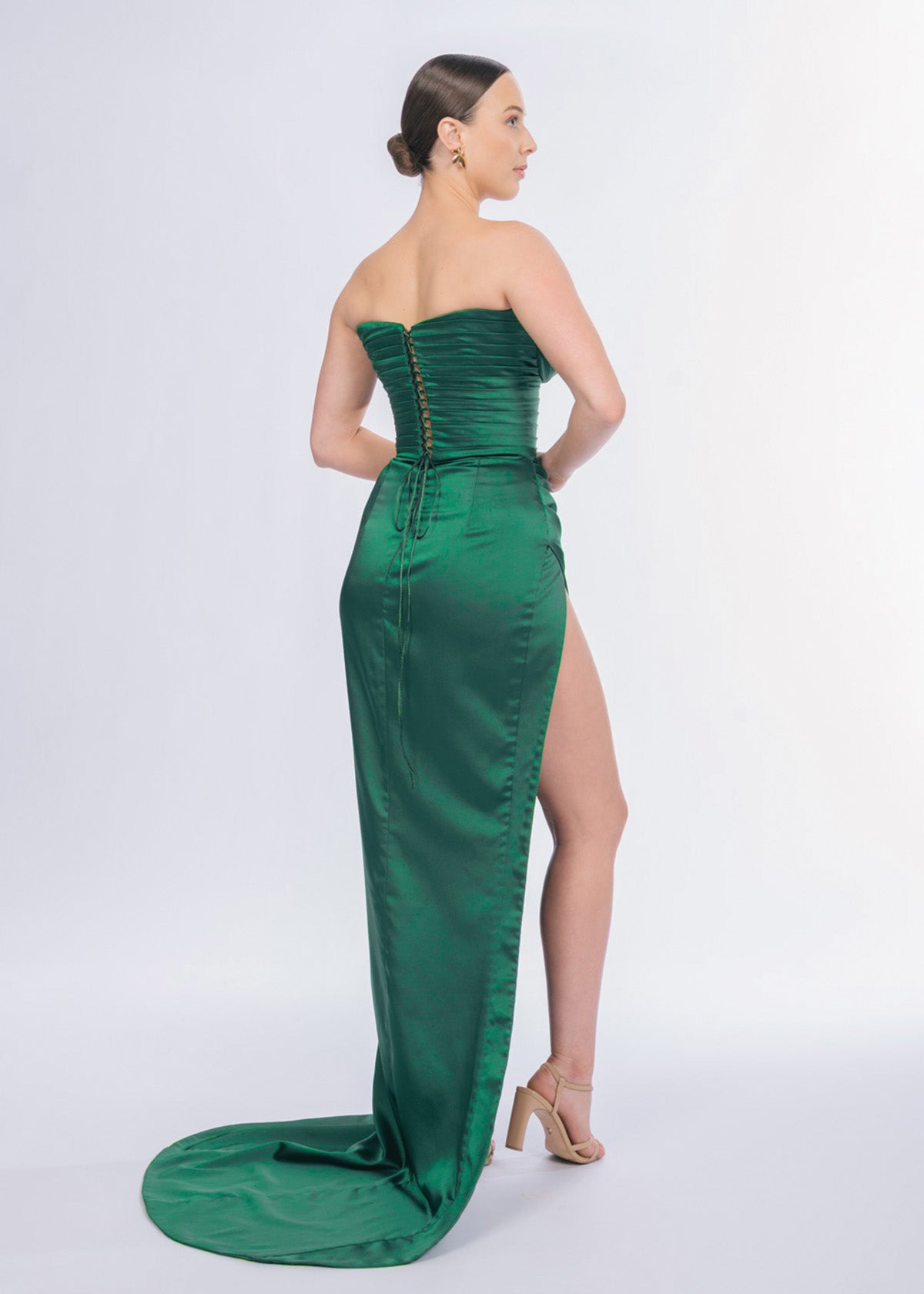 Lia Stublla Lillia Green Formal Dress