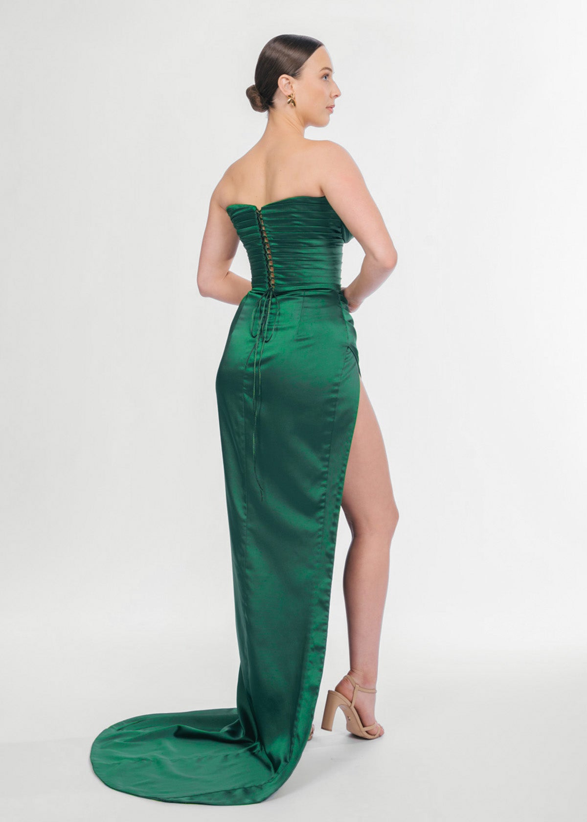 Lia Stublla Lillia Green Formal Dress