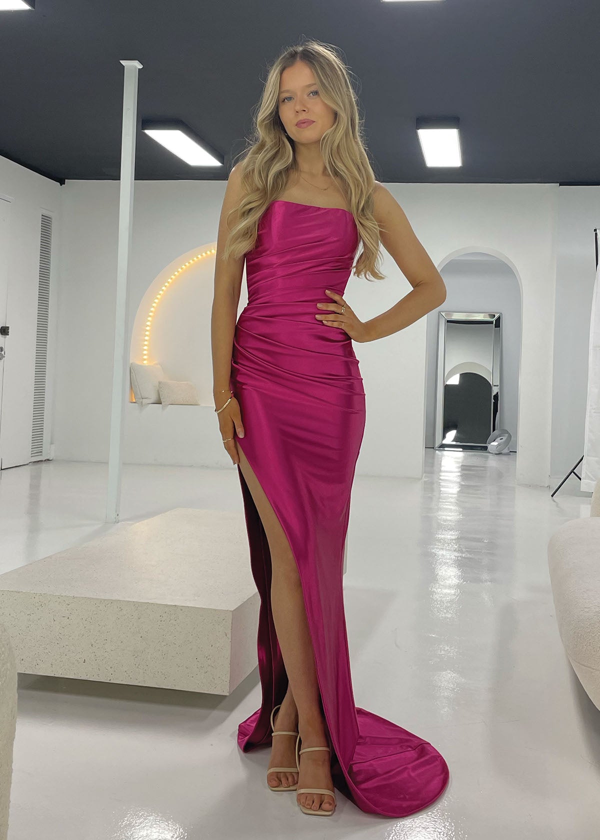 Lia Stublla Margot Pink Formal Dress