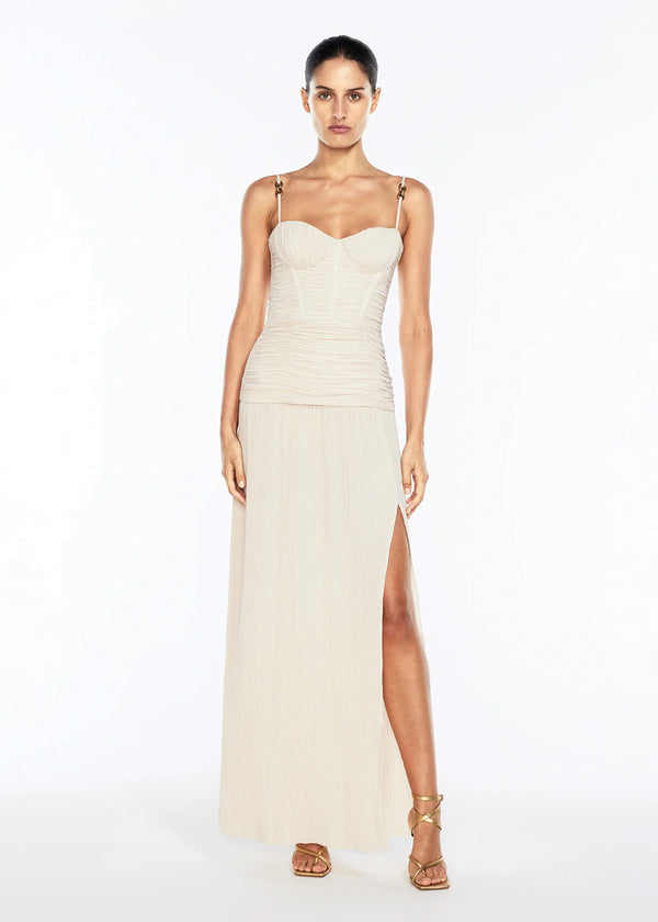 Manning Cartell Double Time Pleat Nougat Formal Dress