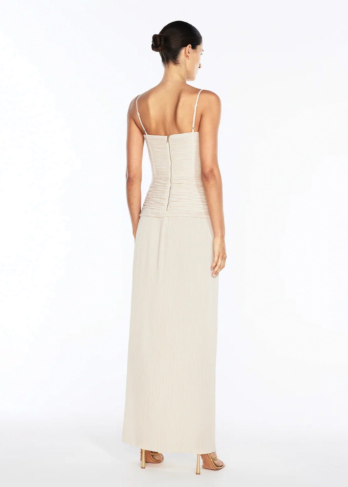 Manning Cartell Double Time Pleat Nougat Formal Dress