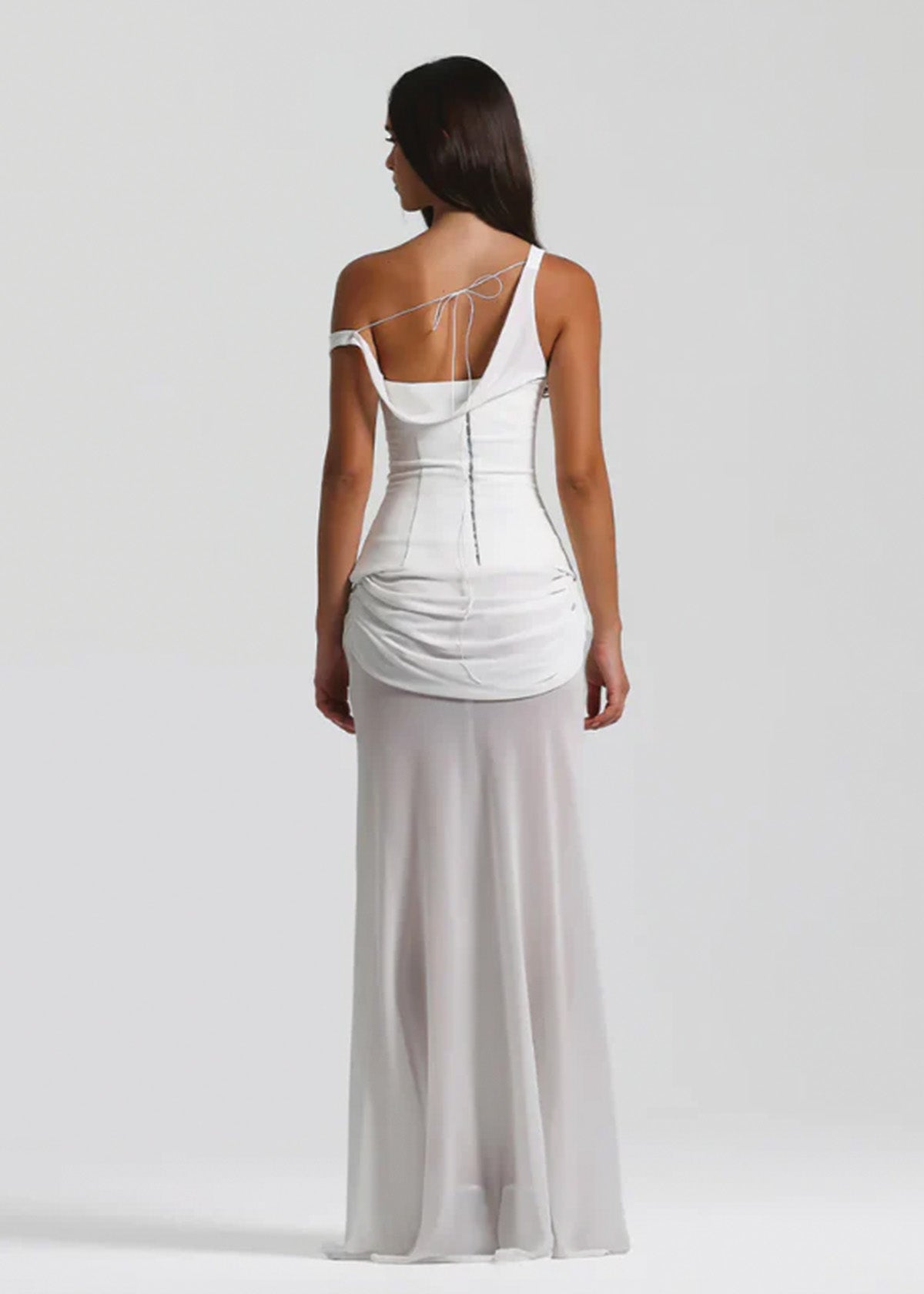 Natalie Rolt Cadence White Formal Dress