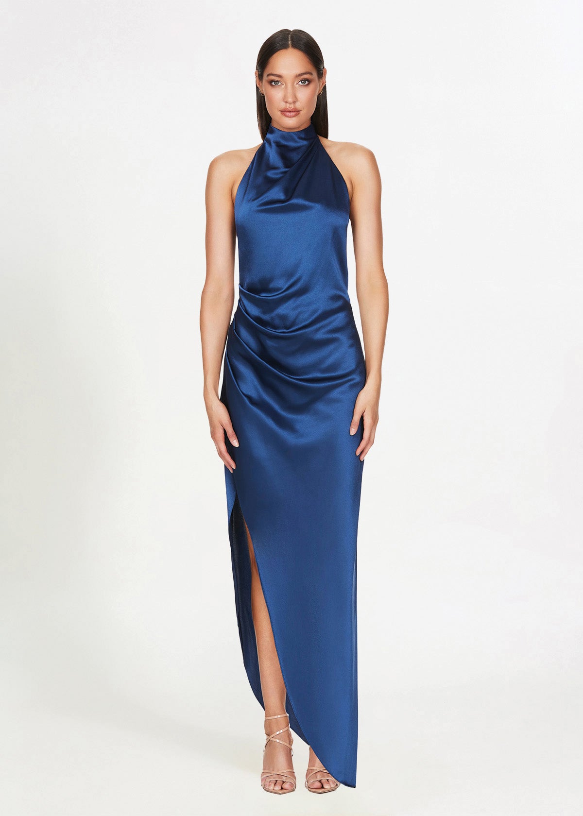 Nookie Amelia Halter Midnight Blue Formal Dress