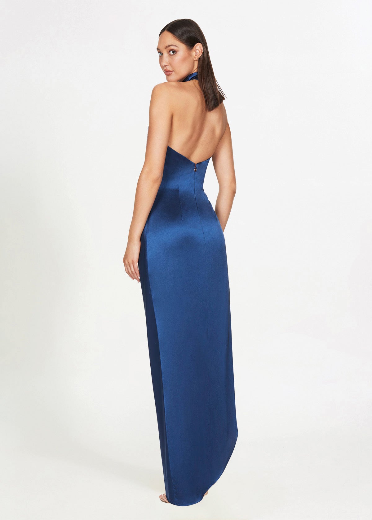 Nookie Amelia Halter Midnight Blue Formal Dress