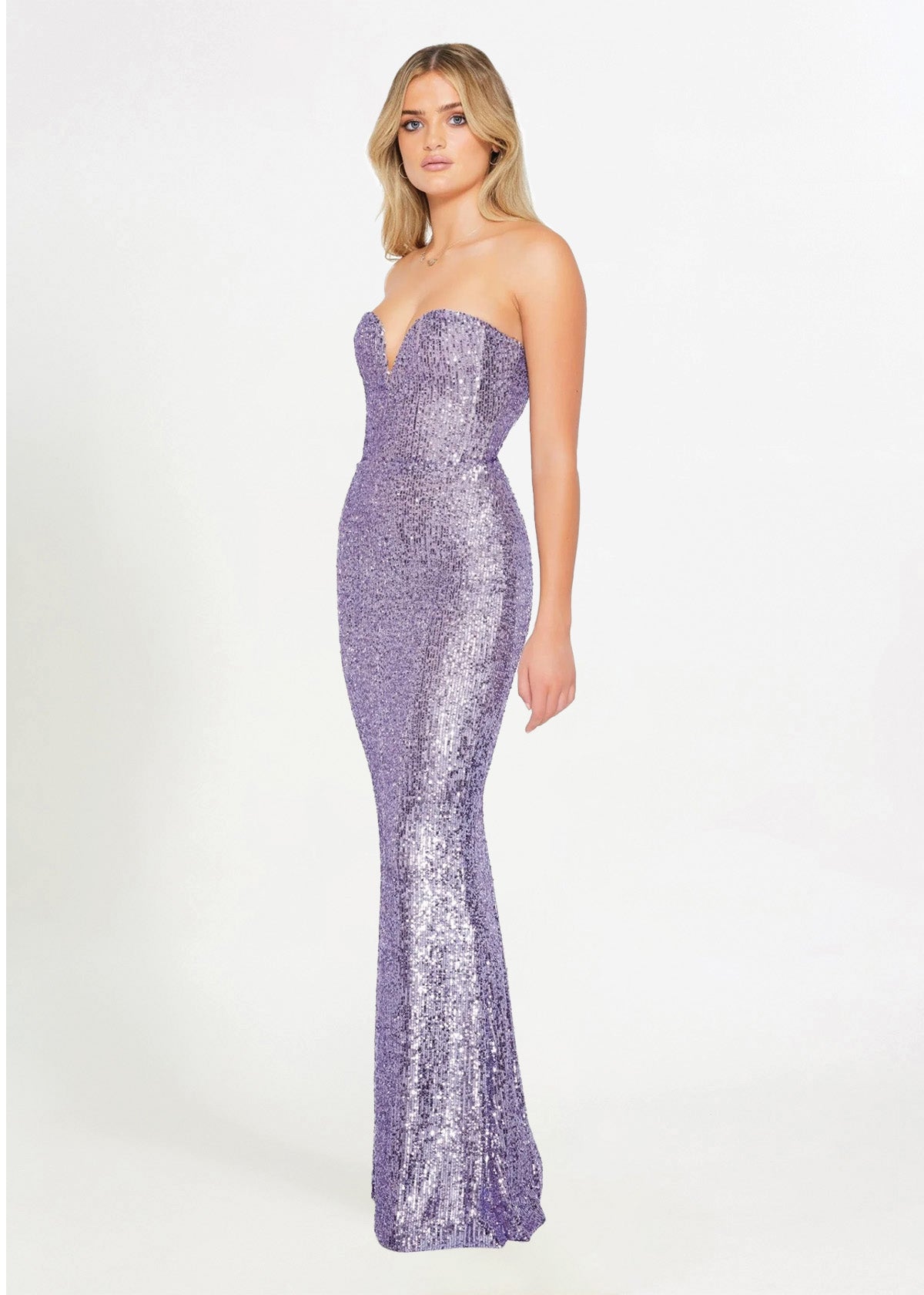 Nookie Lumiere Lilac Purple Formal Dress