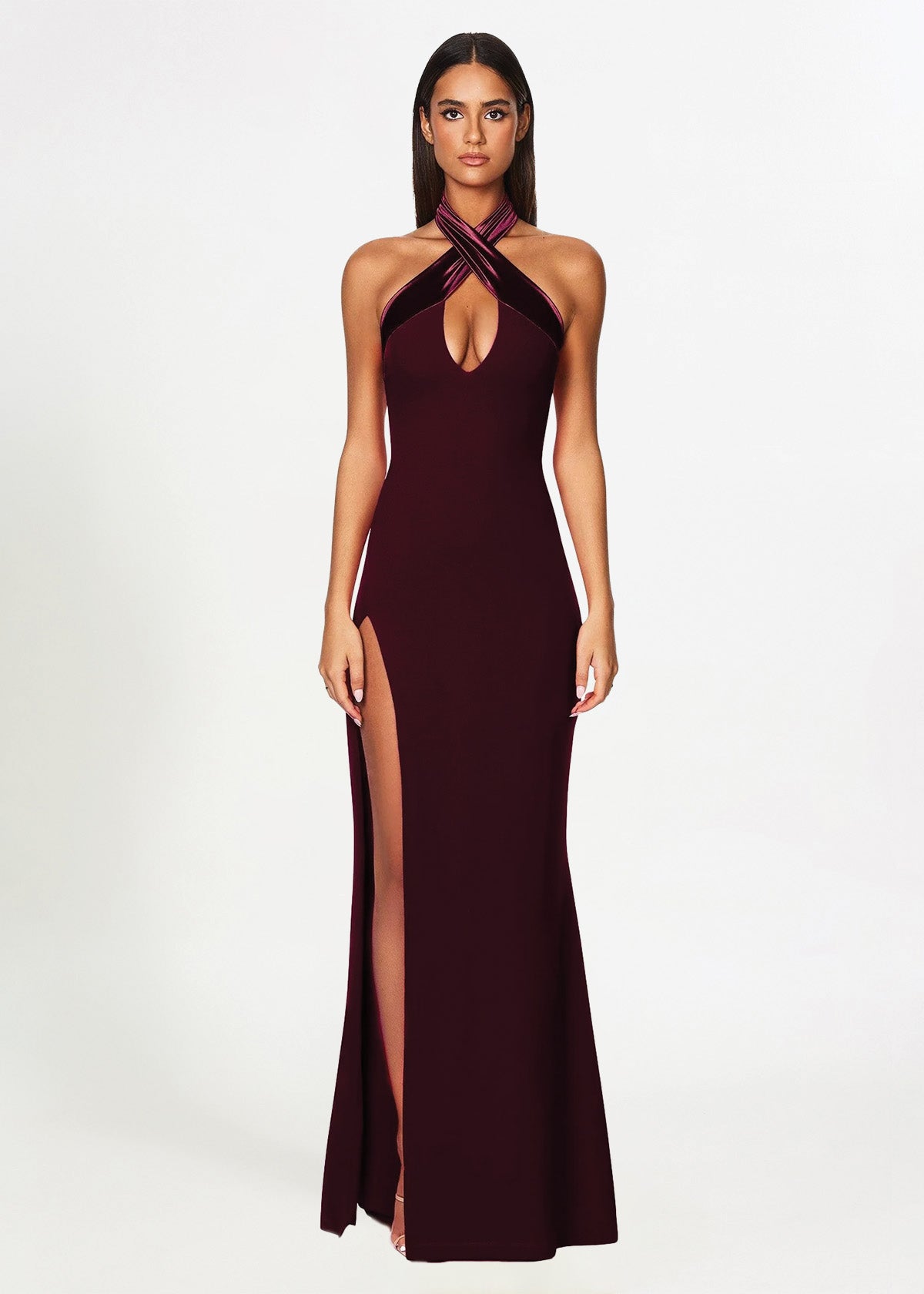 Nookie Renaissance Wine Red Formal Dress
