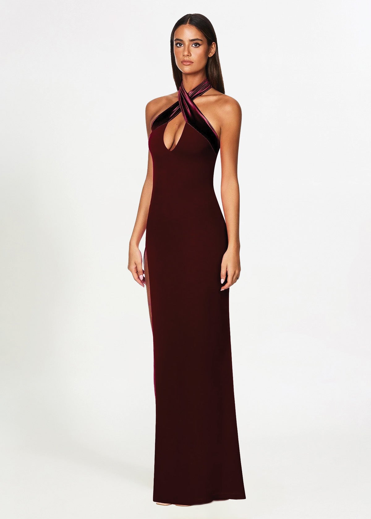 Nookie Renaissance Wine Red Formal Dress