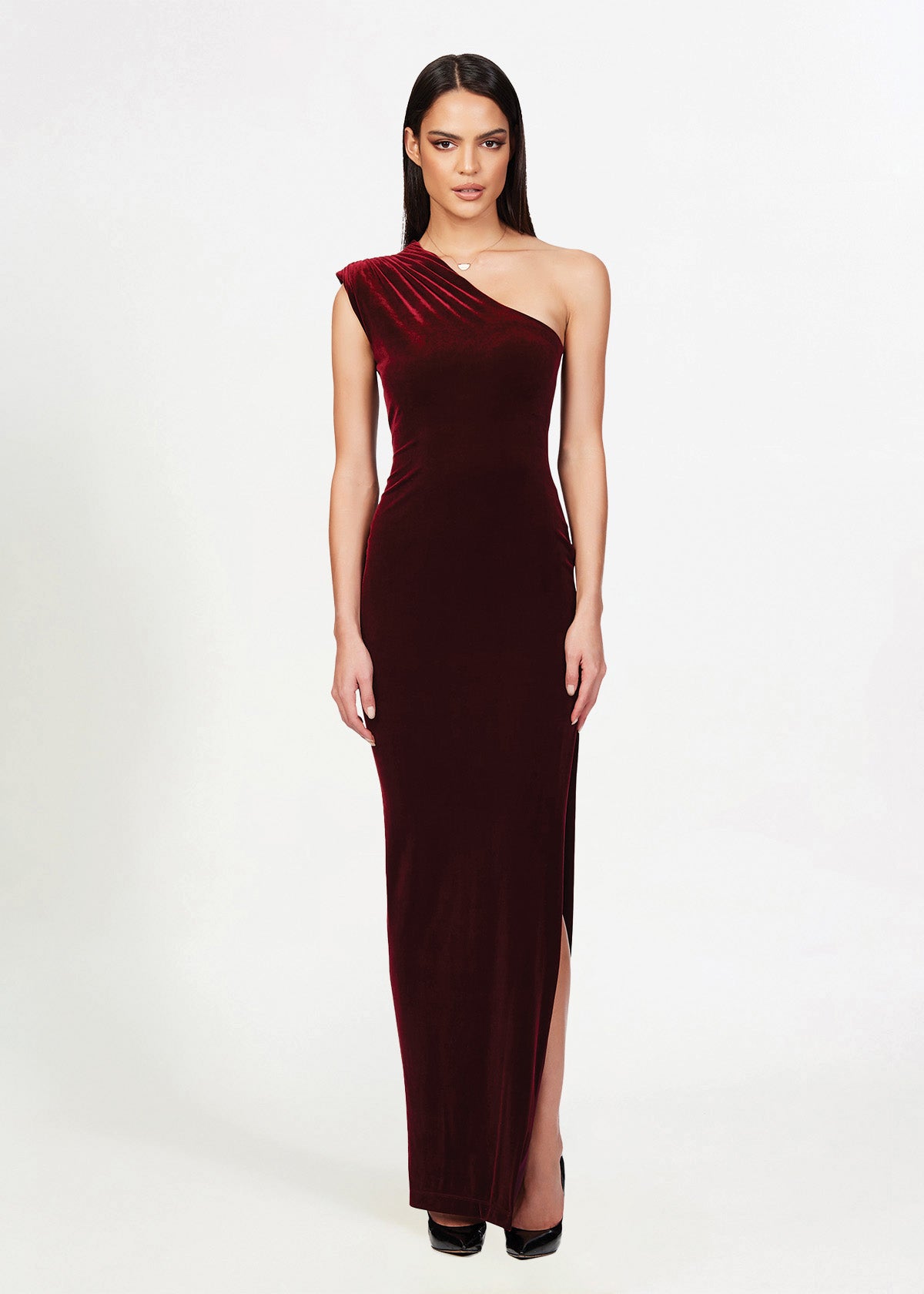 Nookie Rumi Wine Red Formal Dress