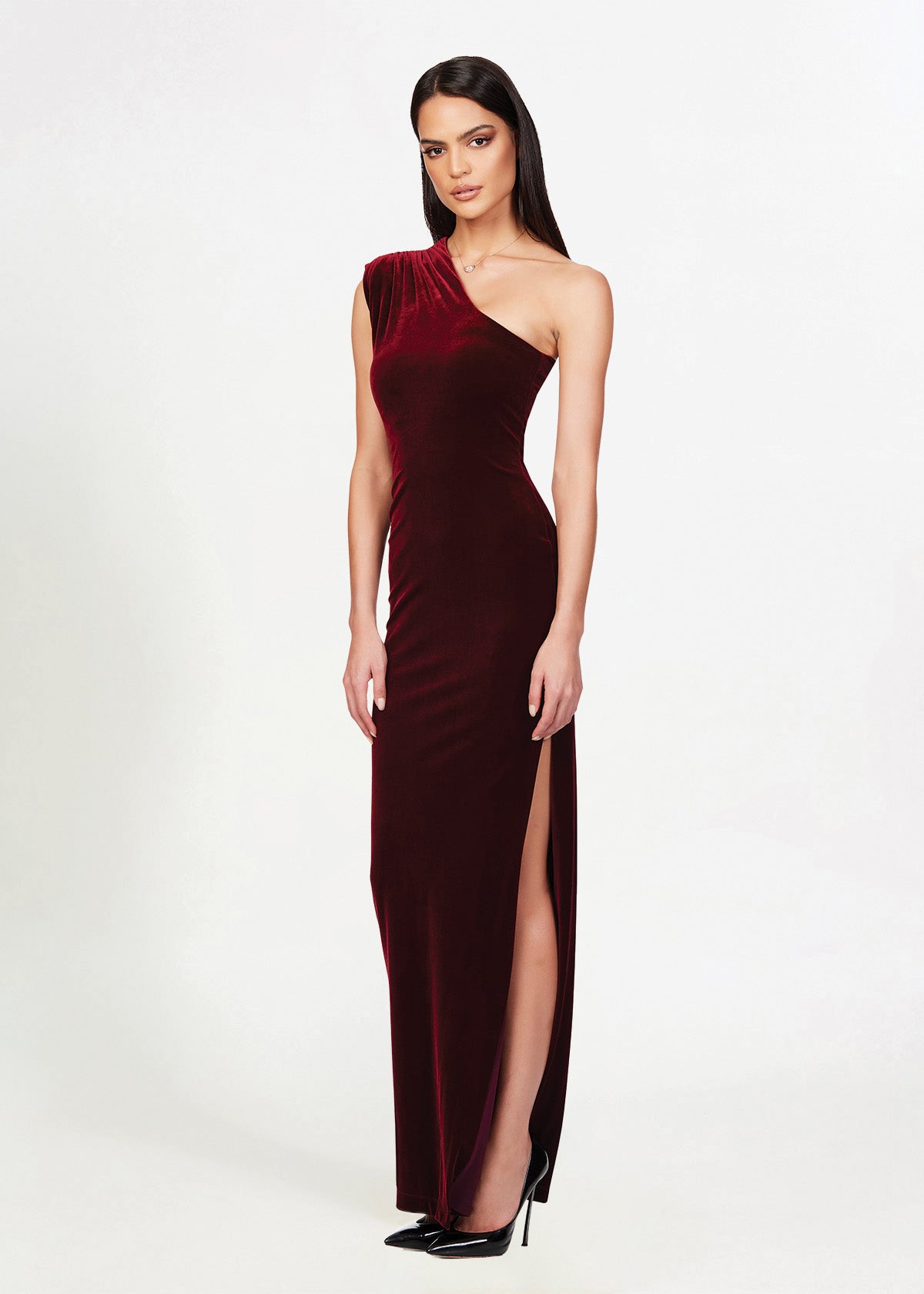 Nookie Rumi Wine Red Formal Dress